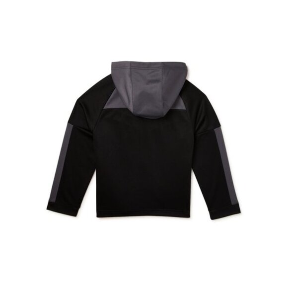 ⭐️HP⭐️ NWT ATHELTIC Black and Grey Hooded Sweatshirt Youth Large (10/12) - Picture 7 of 8